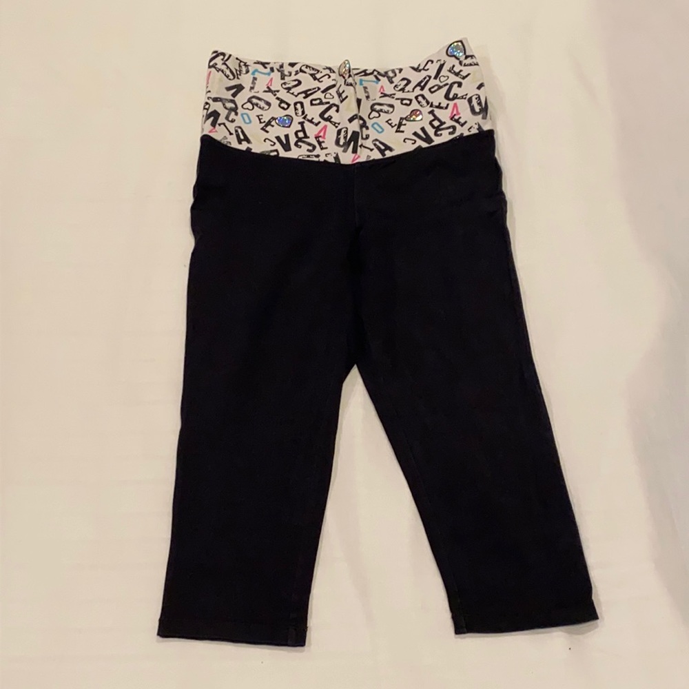 Fold Over Capri Yoga Pants